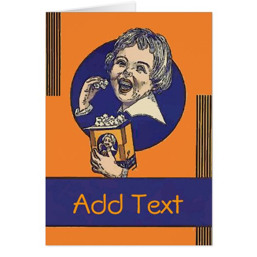 Movie Time Popcorn Cards (Front)