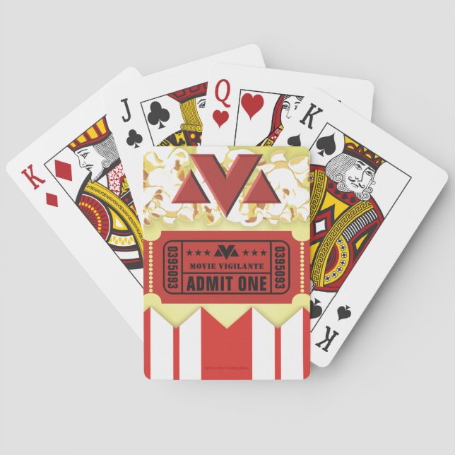 Movie Vigilante Movie Theater Poker Cards (Back)