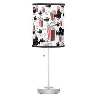 Movie With Popcorn Table Lamp