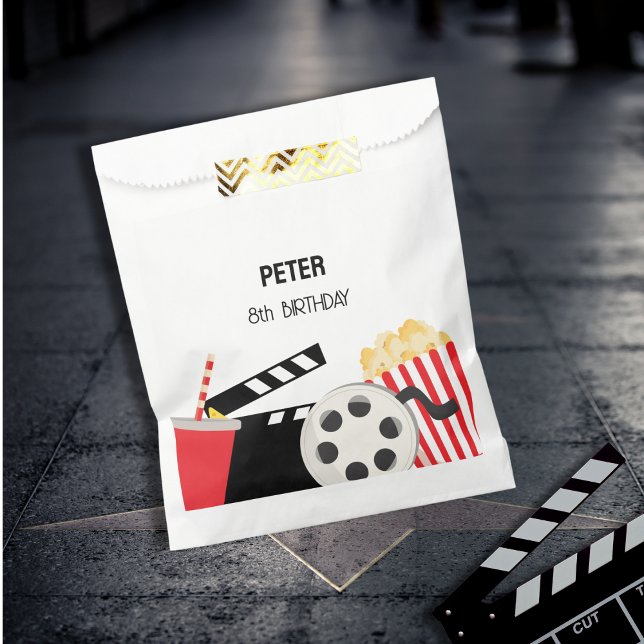 MOVIEN NIGHT PARTY Gift Tag Favor Bag (Creator Uploaded)
