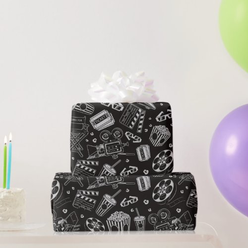 Movies Cinema Films Wrapping Paper