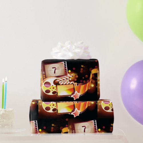 Movies Film Wrapping Paper