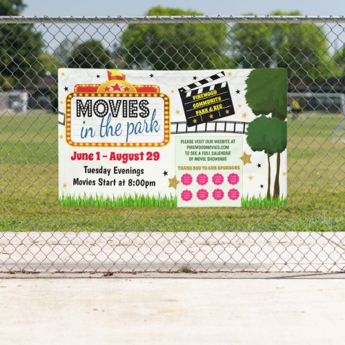 Movies in the Park Banner