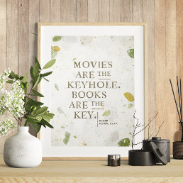 Movies vs. Books Quote by Piotr Kowalczyk Poster