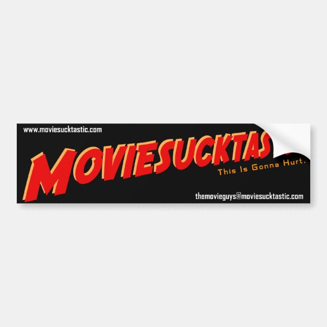 Moviesucktastic Bumper Sticker (Front)