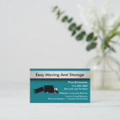 Moving And Storage Business Card (Standing Front)