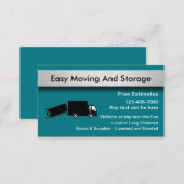 Moving And Storage Business Card (Front/Back)