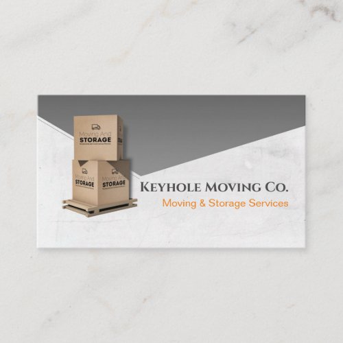 Moving and Storage Services Business Card