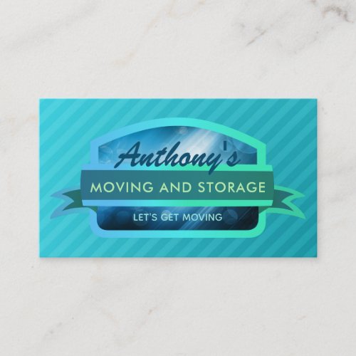 Moving and Storage Slogans Business Cards