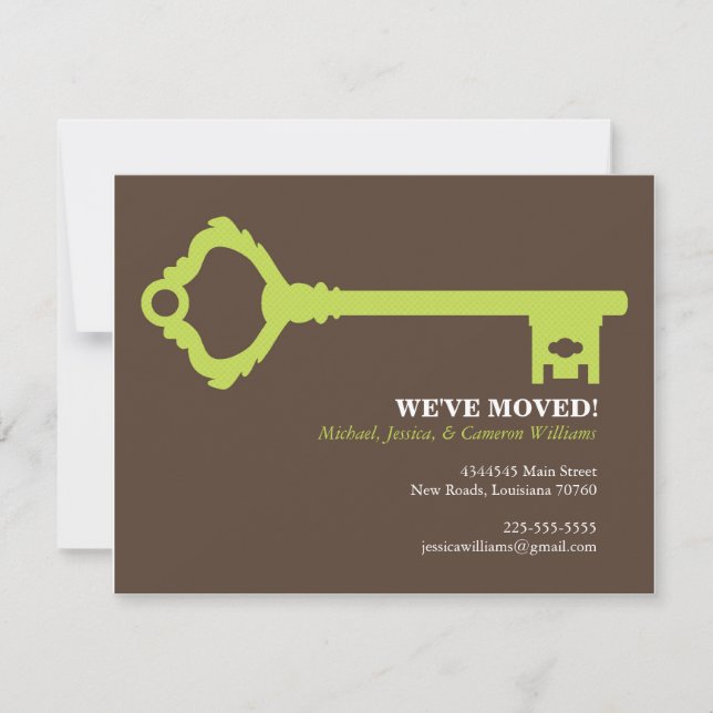 Moving Announcement (Front)