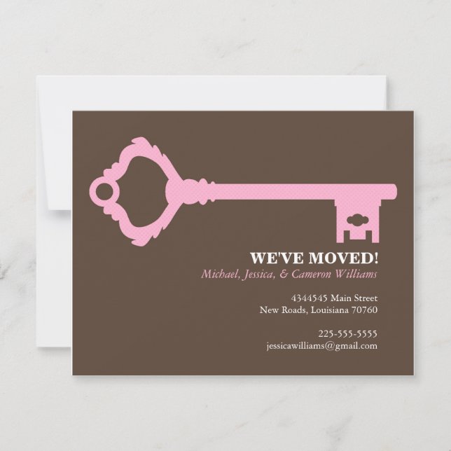 Moving Announcement (Front)