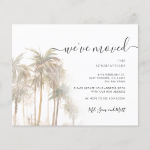 Moving Announcement Budget Coastal Palm Trees