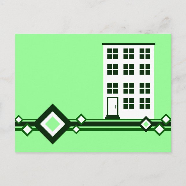 moving announcement : diamonds condo/business postcard (Front)