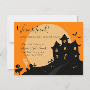Moving Announcement Haunted House Halloween