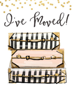 moving announcement postcards zazzle