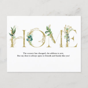 Moving Announcement I've Moved Postcard