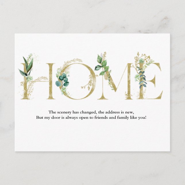 Moving Announcement I've Moved Postcard (Front)