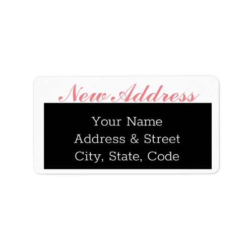 Moving Announcement New Address Label Stickers