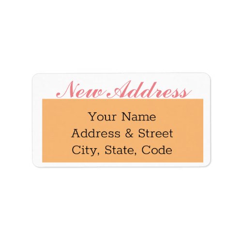 Moving Announcement New Address Stickers