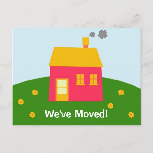 Moving Announcement Postcard