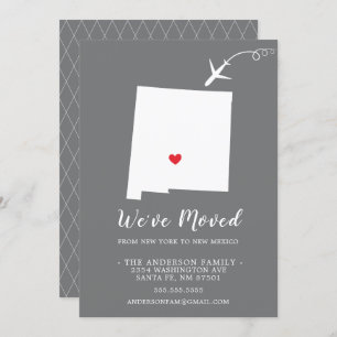 Moving Announcement State NEW MEXICO