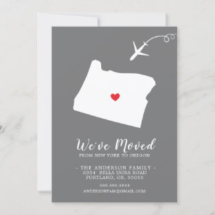 Moving Announcement State OREGON