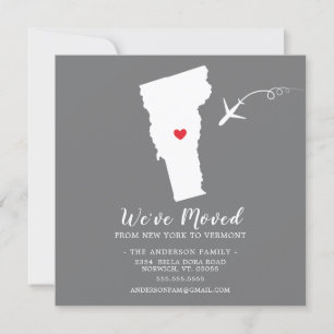 Moving Announcement State VERMONT