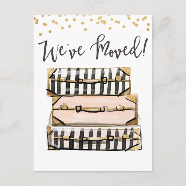 Moving Announcement We've Moved Postcard (Front)