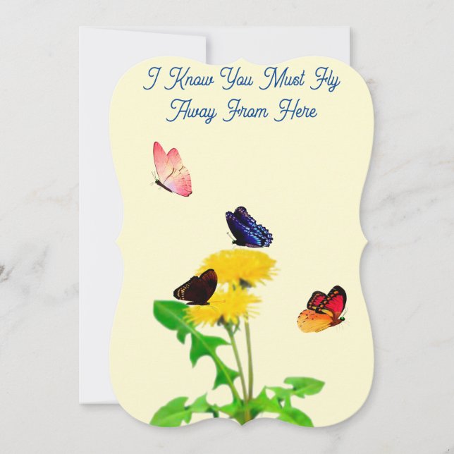 Moving Away Card (Front)