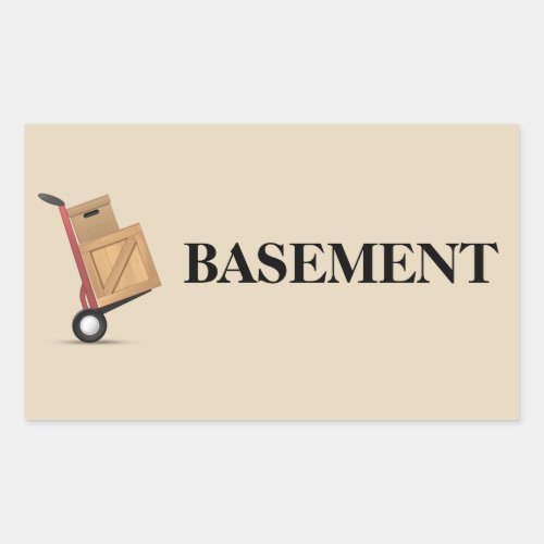 Moving Box Label _ Basement