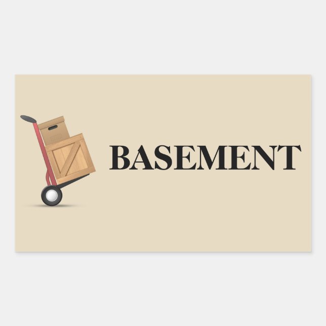 Moving Box Label - Basement (Front)