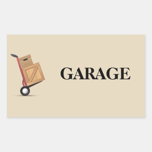 Moving Box Label _ Garage