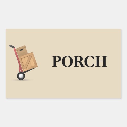 Moving Box Label _ Porch