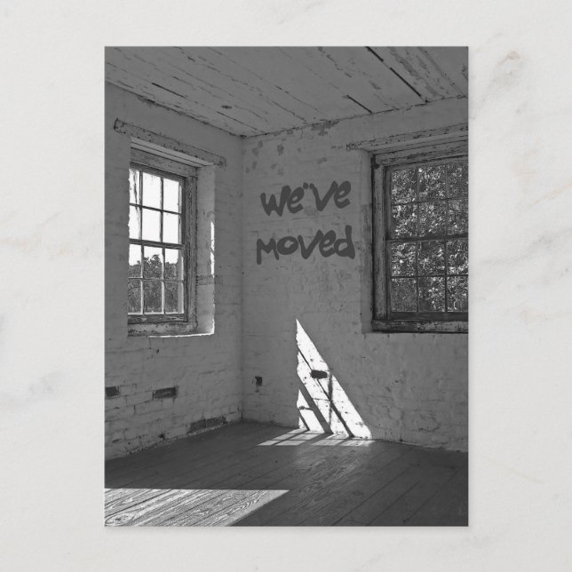 Moving Change of Address Post Card (Front)