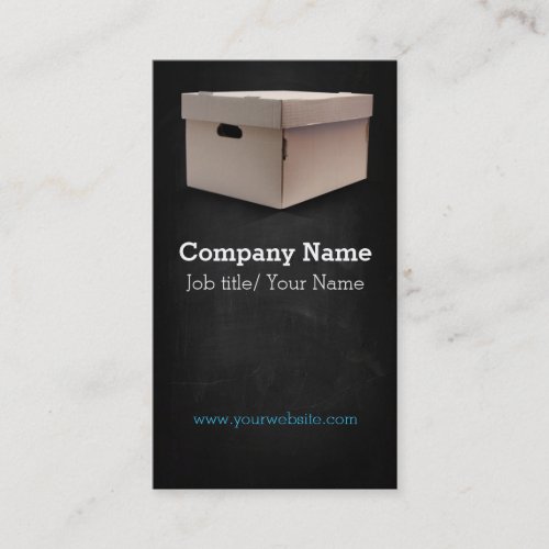 Moving companyBoxBoxesCardboard company Business Card