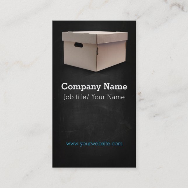 Moving company/Box/Boxes/Cardboard company Business Card (Front)