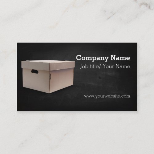 Moving companyBoxBoxesCardboard company Business Card