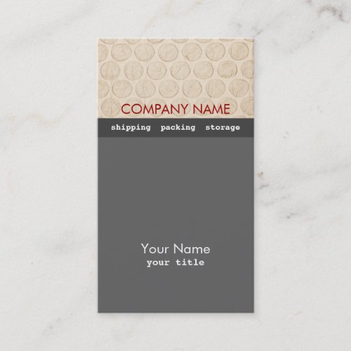 Moving Company Business Card