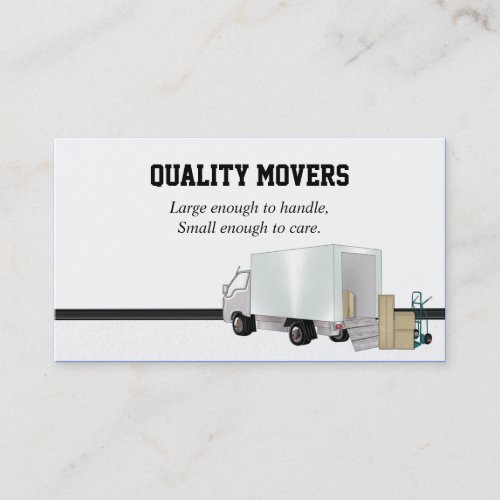 Moving Company Business Card