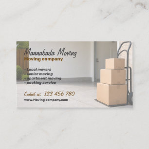 Moving Company Movers Trucking Service Business Card