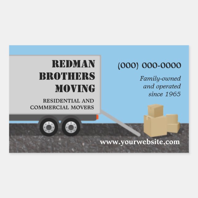 Moving Company Sticker (Front)