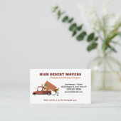 Moving Company Truck Mover Service Business Card | Zazzle