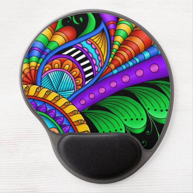 Moving Fast Gel Mouse Pad (Front)