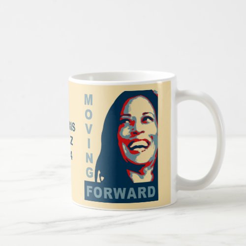 MOVING FORWARD _ Harris Walz 2024 Coffee Mug