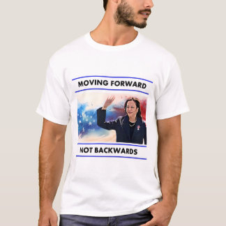MOVING FORWARD, NOT BACKWARDS Zeta/Sigma colors T-Shirt