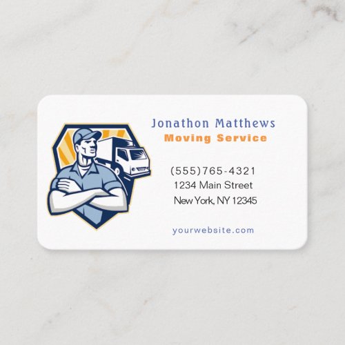 Moving Guy Company Service Business Card