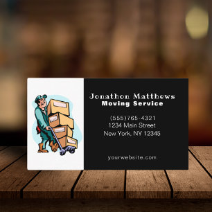 Moving Guy Company Service Business Card