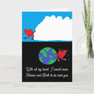Moving Heaven and Earth: Blank Card