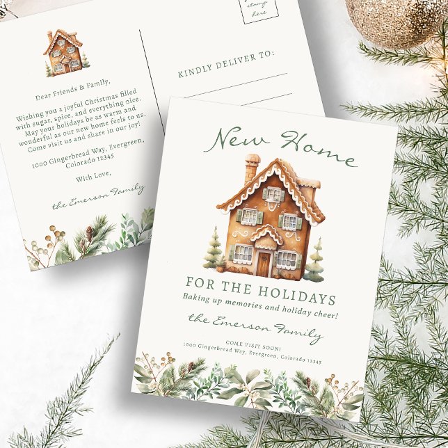 Moving Holiday Postcard (New Home Moving Holiday Postcard
)