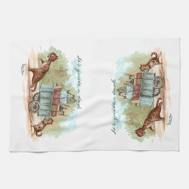 Moving House Kitchen Towel (Horizontal)